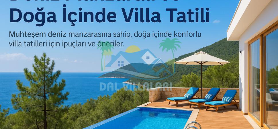 Deniz Manzaralı Villalarda Uyanmak: Güne Maviyle Başlayın